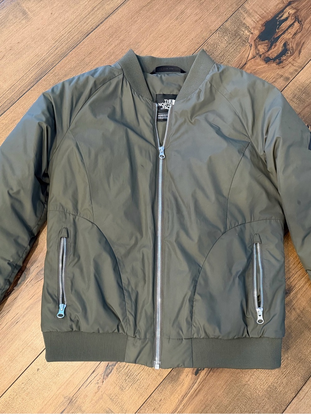 The North Face Women’s Olive Green Bomber Jacket